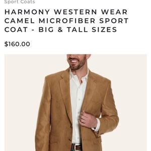 Camel Sport Coat - Big & Tall